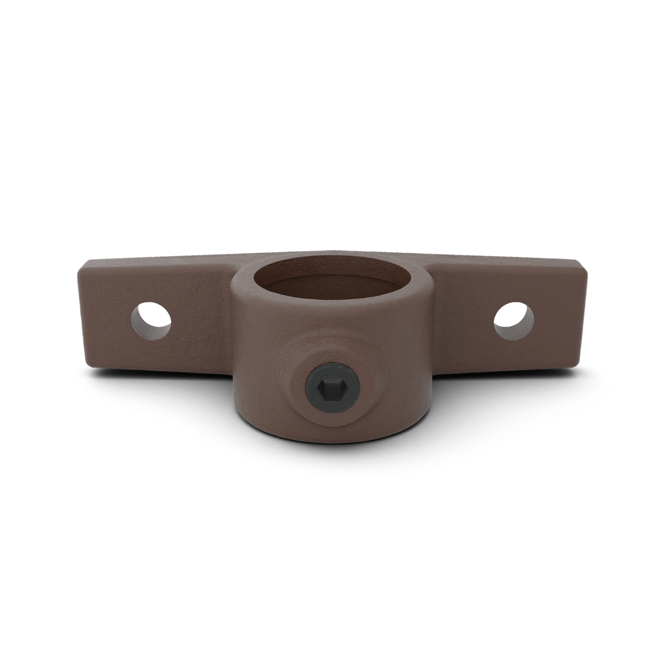 Buiskoppeling Oogdeel dubbele lip - vintage bruin-C / 33,7 mm